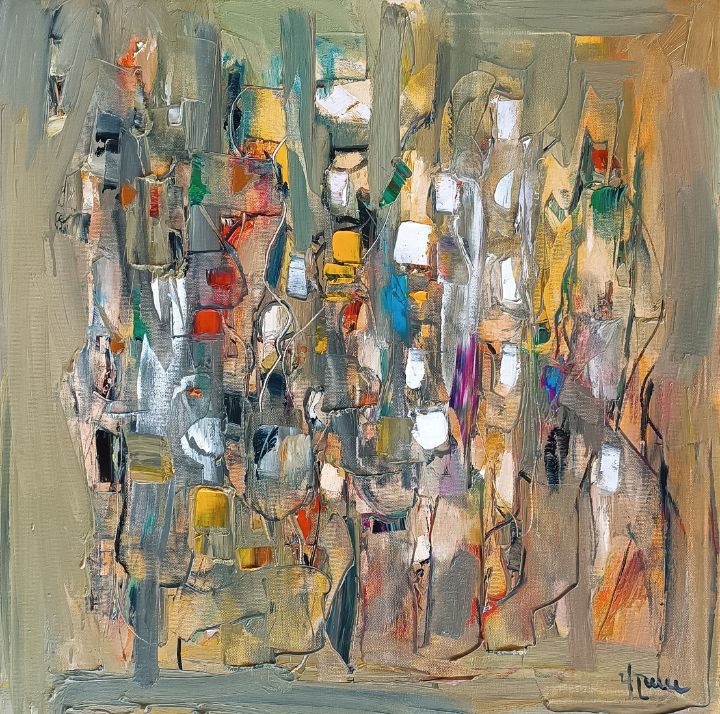 Layers of Memory - Narinart Armgallery - Paintings & Prints, Abstract ...