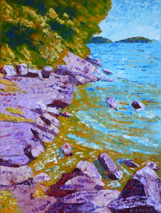 Purple Rocks - Susan Tormoen