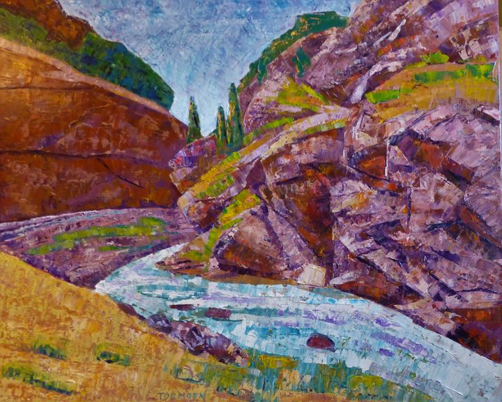 River and Rocks - Susan Tormoen