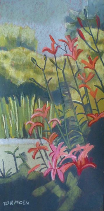 Backlit Tiger Lilies - Susan Tormoen