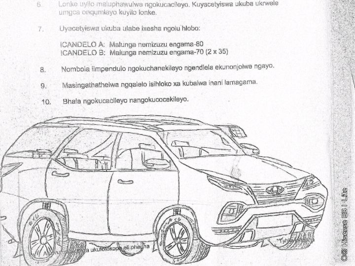 How to draw Toyota Fortuner - YouTube
