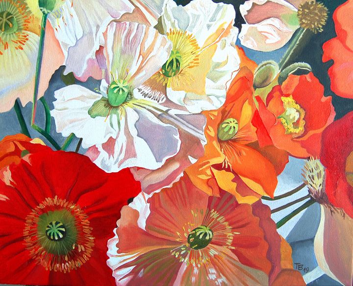Poppies - Tatyana Binovska Art