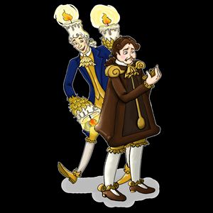Lumière and Cogsworth