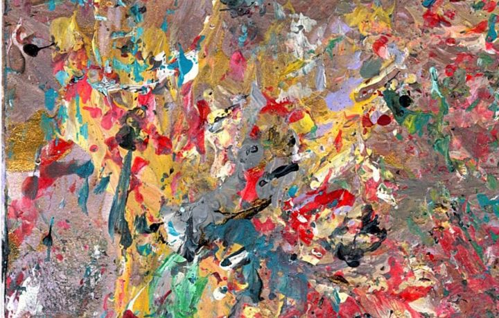 1 inch section of world map #1 - PAINTINGS FROM HEAVY GHOSTS, MARTIAN ...