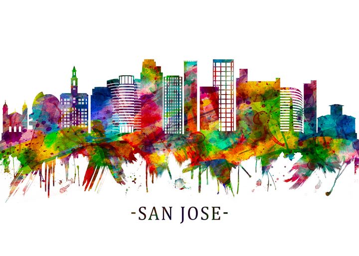 San Jose California Skyline - Towseef Dar