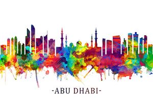 Abu Dhabi UAE Skyline