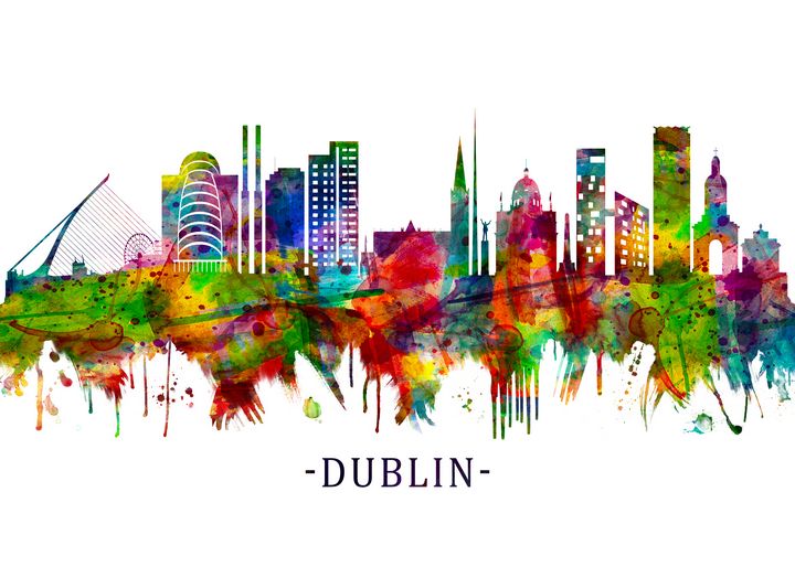 Dublin Republic of Ireland Skyline - Towseef Dar
