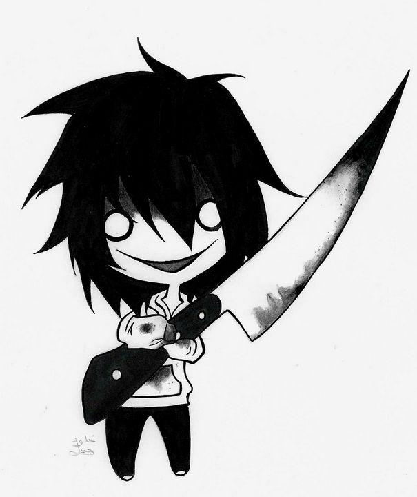 Jeff the killer - Loulouxart - Drawings & Illustration, People & Figures,  Animation, Anime, & Comics, Comics - ArtPal