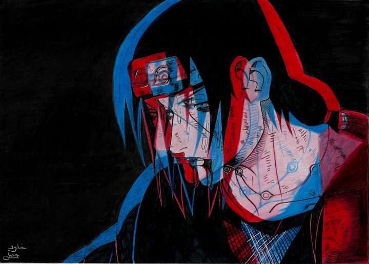 Itachi uchiha art - Artime arts - Drawings & Illustration, People