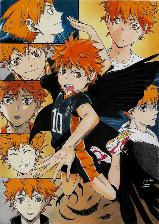 Shôyô Hinata Haikyuu Anime Character Paint By Numbers 