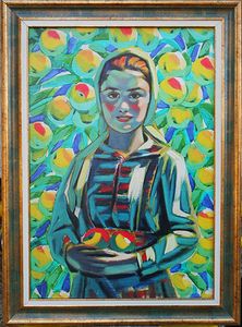 The Girl with the Apples