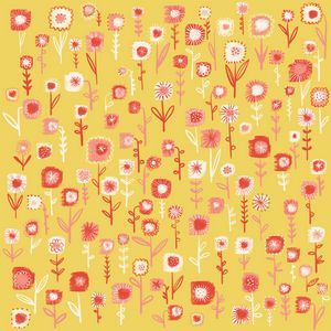 Ditsy Yellow Flowers - Nic Squirrell
