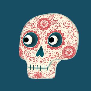 Dia de los Muertos Sugar Skull - Nic Squirrell