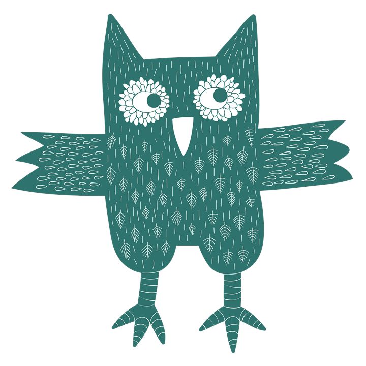 green owl clip art