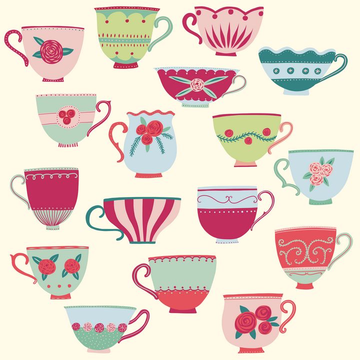 China Tea Cups - Nic Squirrell