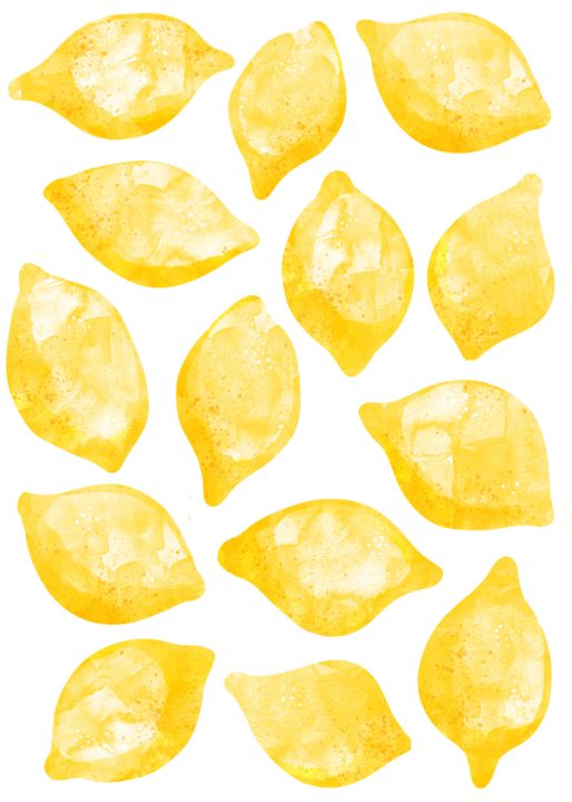 Lemons Watercolor - Nic Squirrell