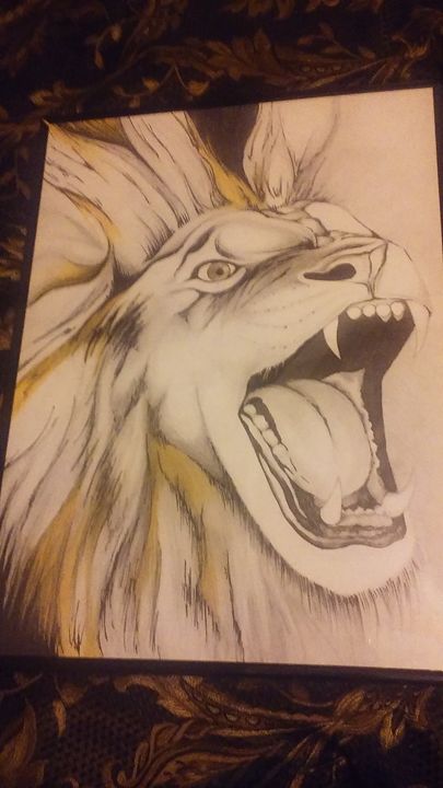 Roaring Lion - LadyGrimm'sArt