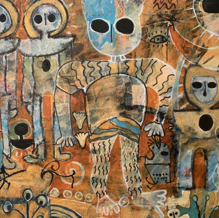 Petroglyphs - Dana Leahy Art - Paintings & Prints, Ethnic, Cultural ...