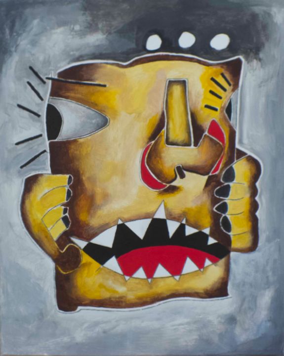 Horror - Odair Rangel - Paintings & Prints, Ethnic, Cultural, & Tribal ...