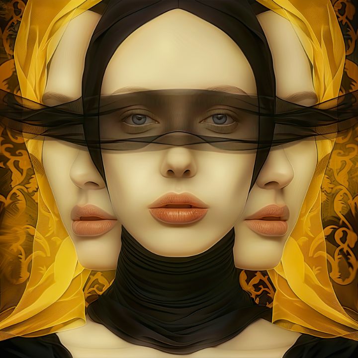 Split Three Ways 4everKurious Sondra Bernstein Digital Art AI split-three-ways-4everkurious-sondra-bernstein-digital-art-ai