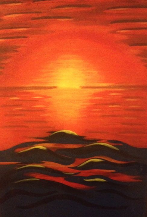 Sunset dream - Paula's paintings