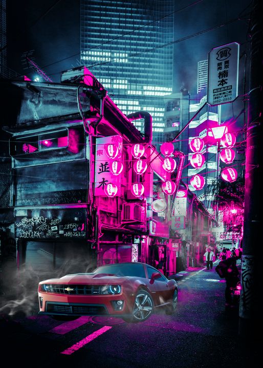 Tokyo Street 2077 Car - Miracle Creative