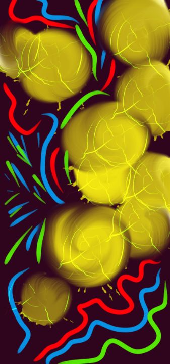 Lemonade Abstract Lemonade - Spectrum - Digital Art & AI, Abstract, Color - ArtPal