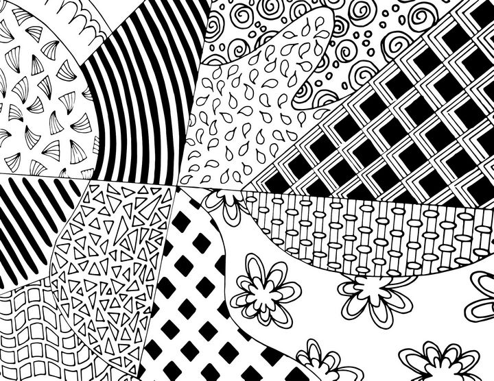 Zentangle #5 - NicolesDesignsNMore - Drawings & Illustration, Abstract,  Geometric - ArtPal