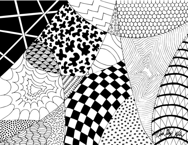 Zentangle #3 - NicolesDesignsNMore - Drawings & Illustration, Abstract ...