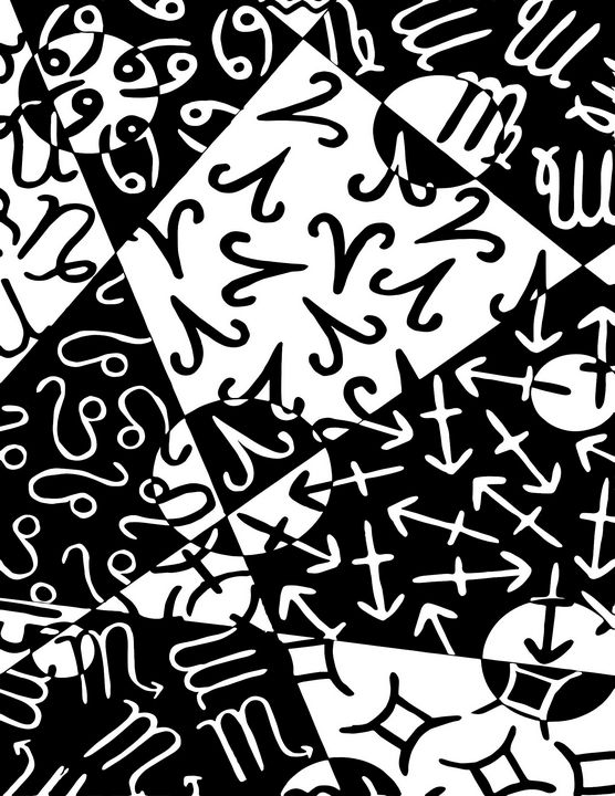 Zodiac Pattern Design - NicolesDesignsNMore - Drawings & Illustration ...