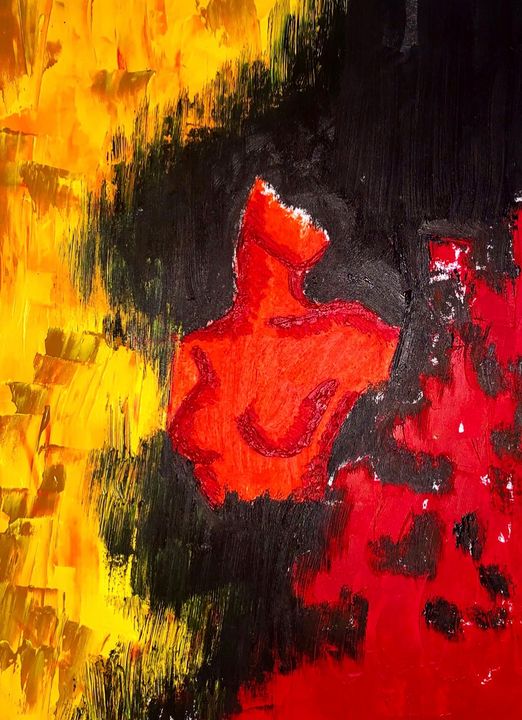 Body on Fire 1 Art by AD Paintings & Prints, Abstract, Color ArtPal