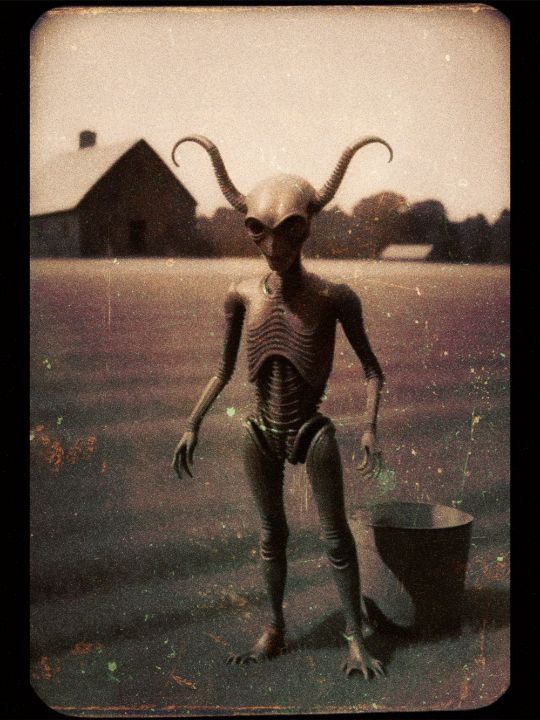 Alien on the Farm - Esoterica - Digital Art & AI, Fantasy & Mythology ...