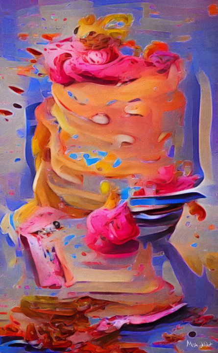 Cathy's Other Crumbling Cake - Distorted View Imagery - Digital Art, Food &  Beverage, Dessert & Candy, Cake - ArtPal