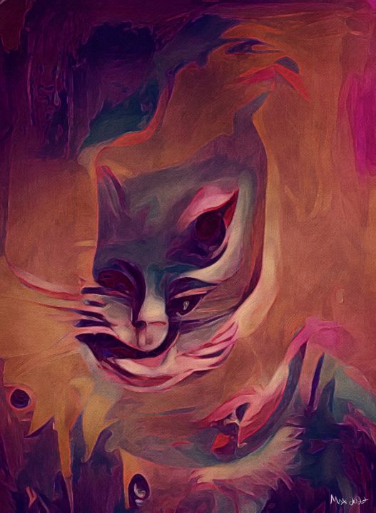 Creepy Cat #2 - Distorted View Imagery - Digital Art & AI, Animals ...