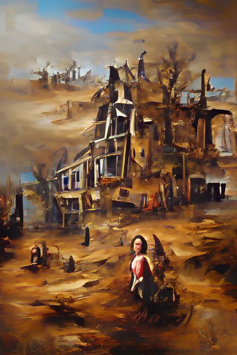 January Wasteland - Distorted View Imagery - Digital Art & AI, Abstract ...