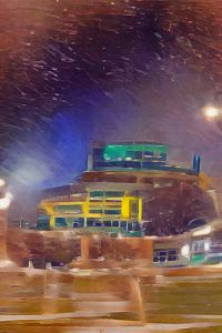 Lambeau Field at it's finest - Distorted View Imagery