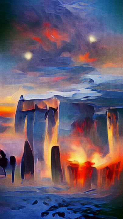 Stonehenge Awakens - Distorted View Imagery