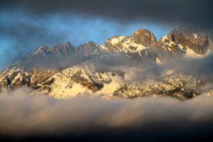 Sawtooth Mountains Above the Clouds