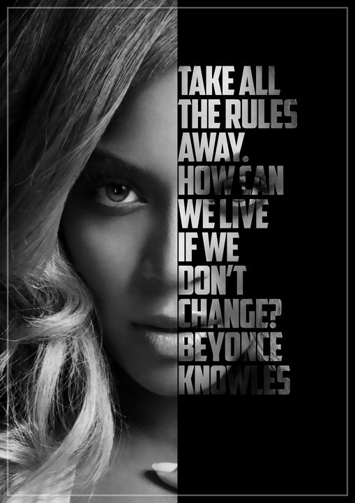 Beyonce Text Art - Enea Kelo - Paintings & Prints, People & Figures ...
