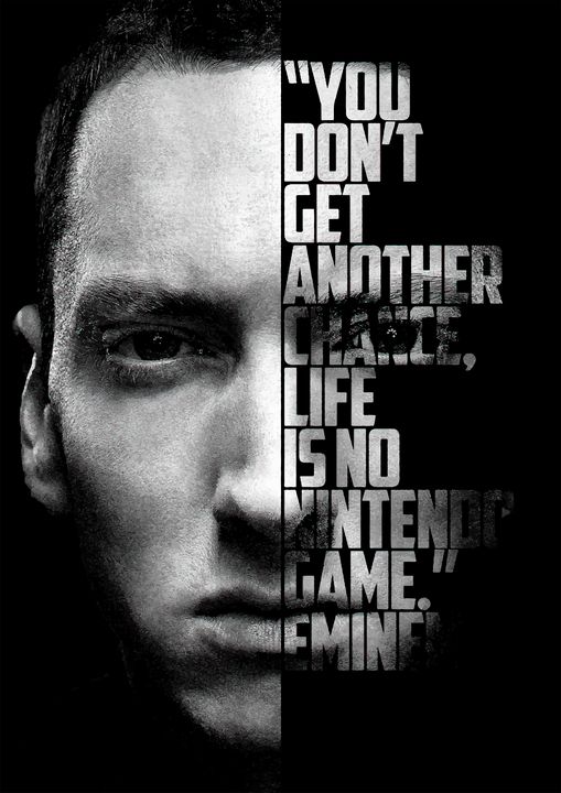 Eminem Quote Poster 