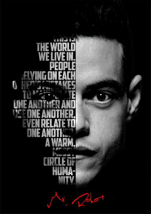 Elliot Alderson - Mr Robot - Mr Robot - Posters and Art Prints