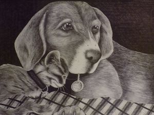 Puppy Love in Pen