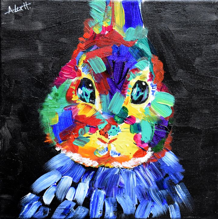 Rabbit Mirage - Alex H. Art - Paintings & Prints, Animals, Birds ...
