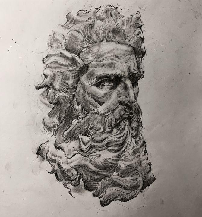 Zeus - James D’Arcy - Drawings & Illustration, People & Figures, Past ...