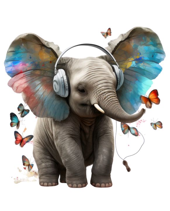 Baby Elephant Playing - Mohit184 - Digital Art, Animals, Birds, & Fish,  Elephants - ArtPal