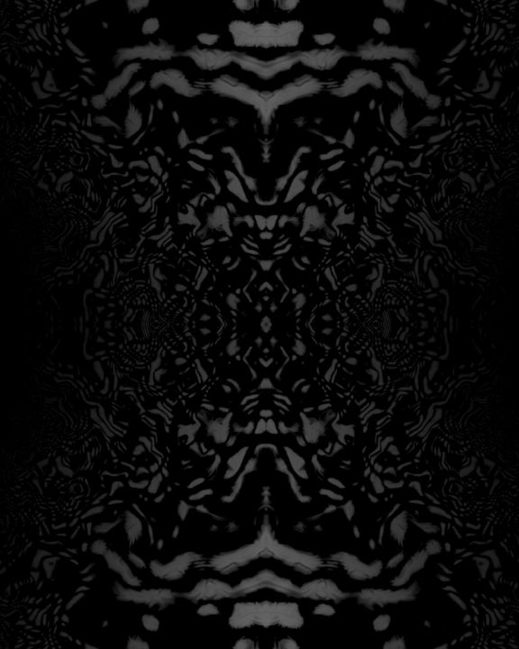 Monochrome Thoughts DoubleK Artistry Digital Art, Abstract