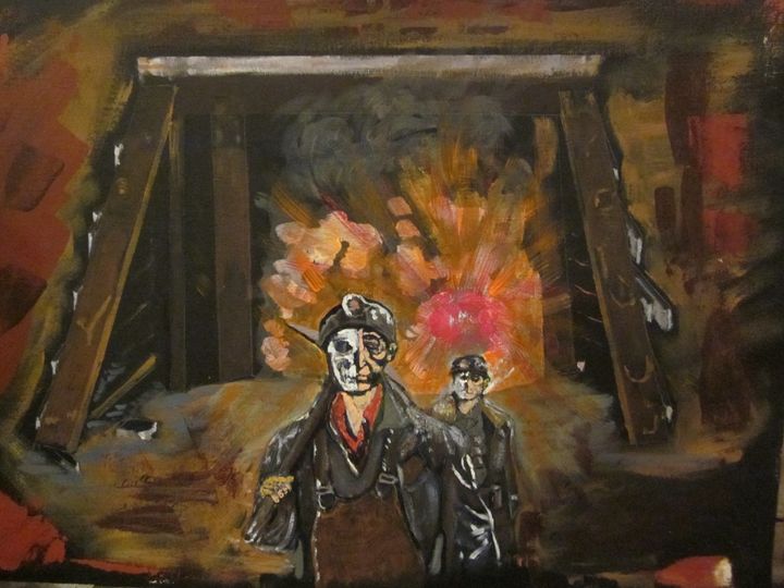 Mine Explosion - chris cooper's art