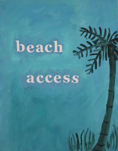 Beach Access - Paintings by Liz