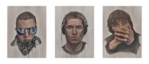 The Three Wise Northern Monkeys - Simone Scholes Art
