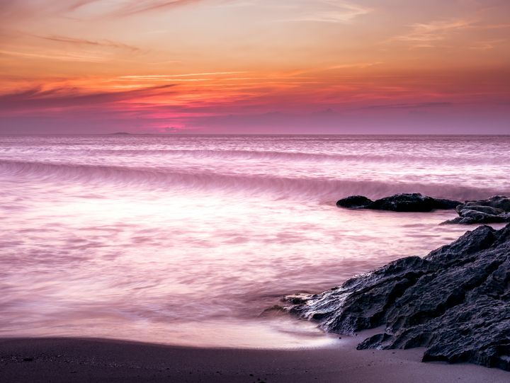 Warm sunset on the beach - Mibs - Photography, Landscapes & Nature